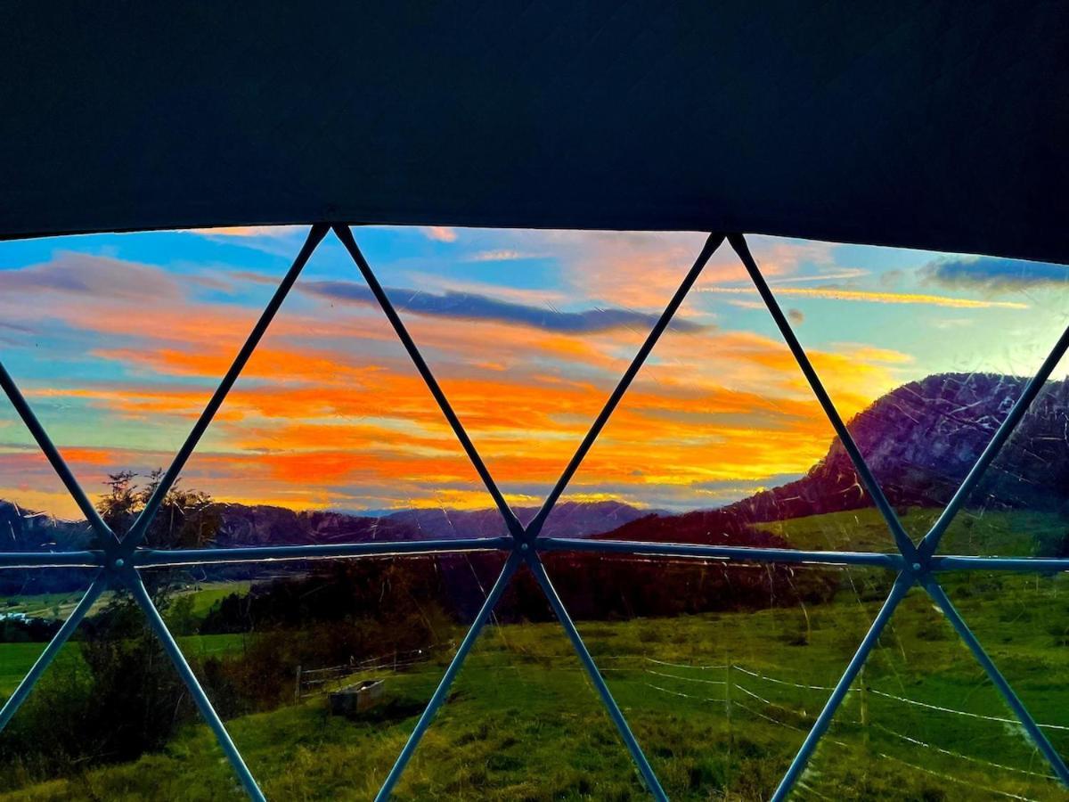Glamping Hohe Wand - Zelt Mit Sternenfenster Und Whirlpool 호텔 Maiersdorf 외부 사진
