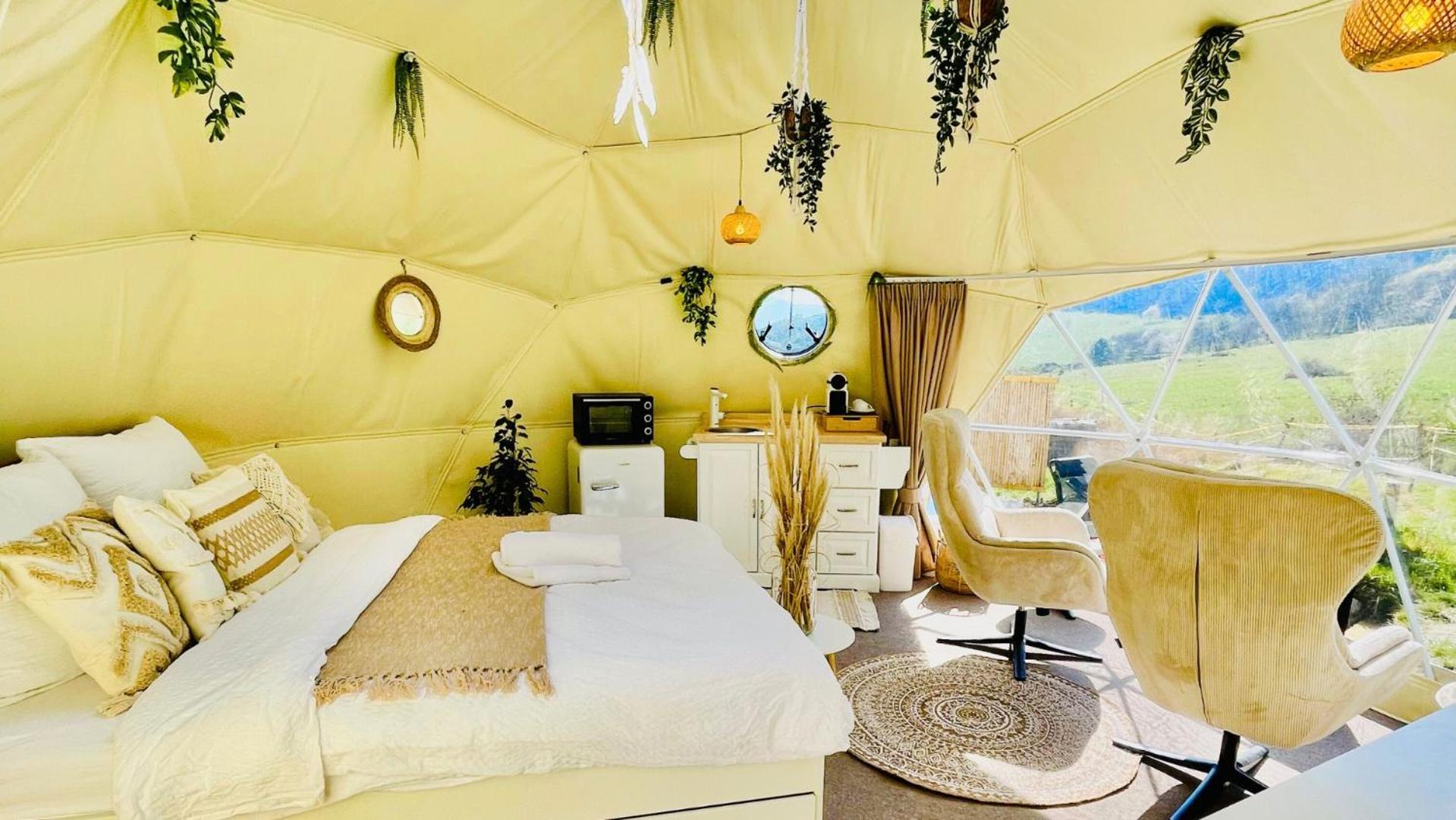 Glamping Hohe Wand - Zelt Mit Sternenfenster Und Whirlpool 호텔 Maiersdorf 외부 사진